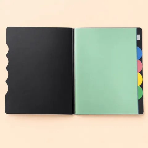 Matte Finish Cover Jacket — Black Notebook Cover Jackets