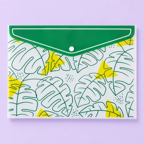 Milky Printed Folder (Back Folding) — Document Folders