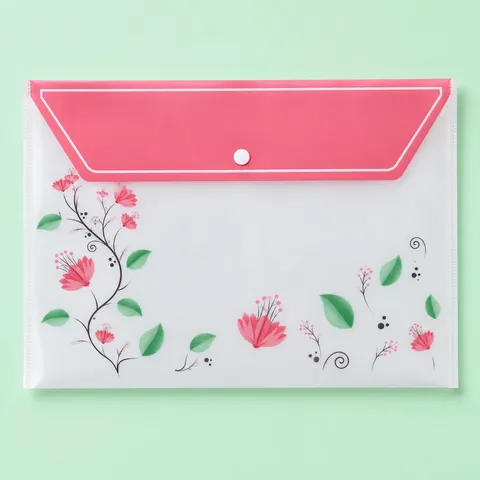 Milky Printed Folder (Side Sealing) — Document Folders