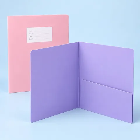 Single Pocket Folder — Presentation Conference Folder