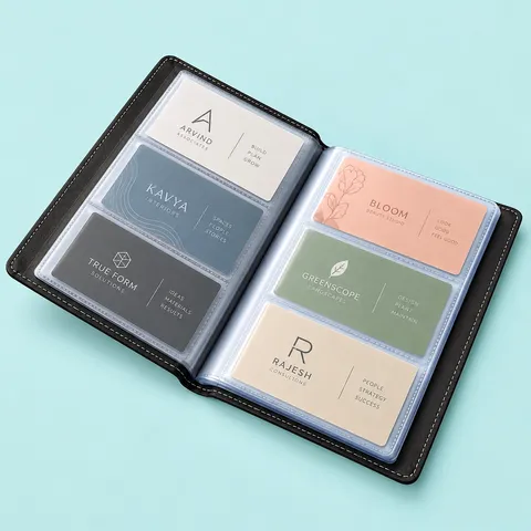 Visiting Card Holder Leafs — Display Leaves Inner Card Holders